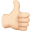 thumbs-up-sign_emoji-modifier-fitzpatrick-type-1-2_1f44d-1f3fb_1f3fb